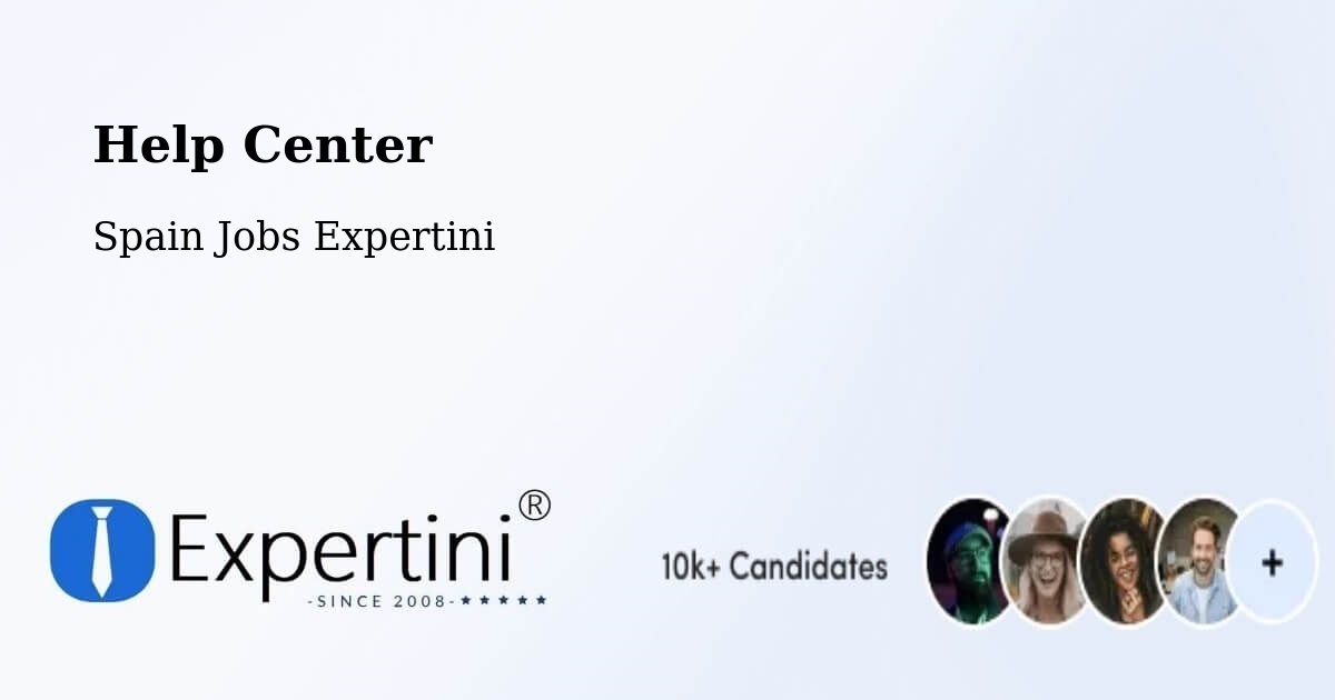 Help Center – Alcorcón - Spain Jobs Expertini
